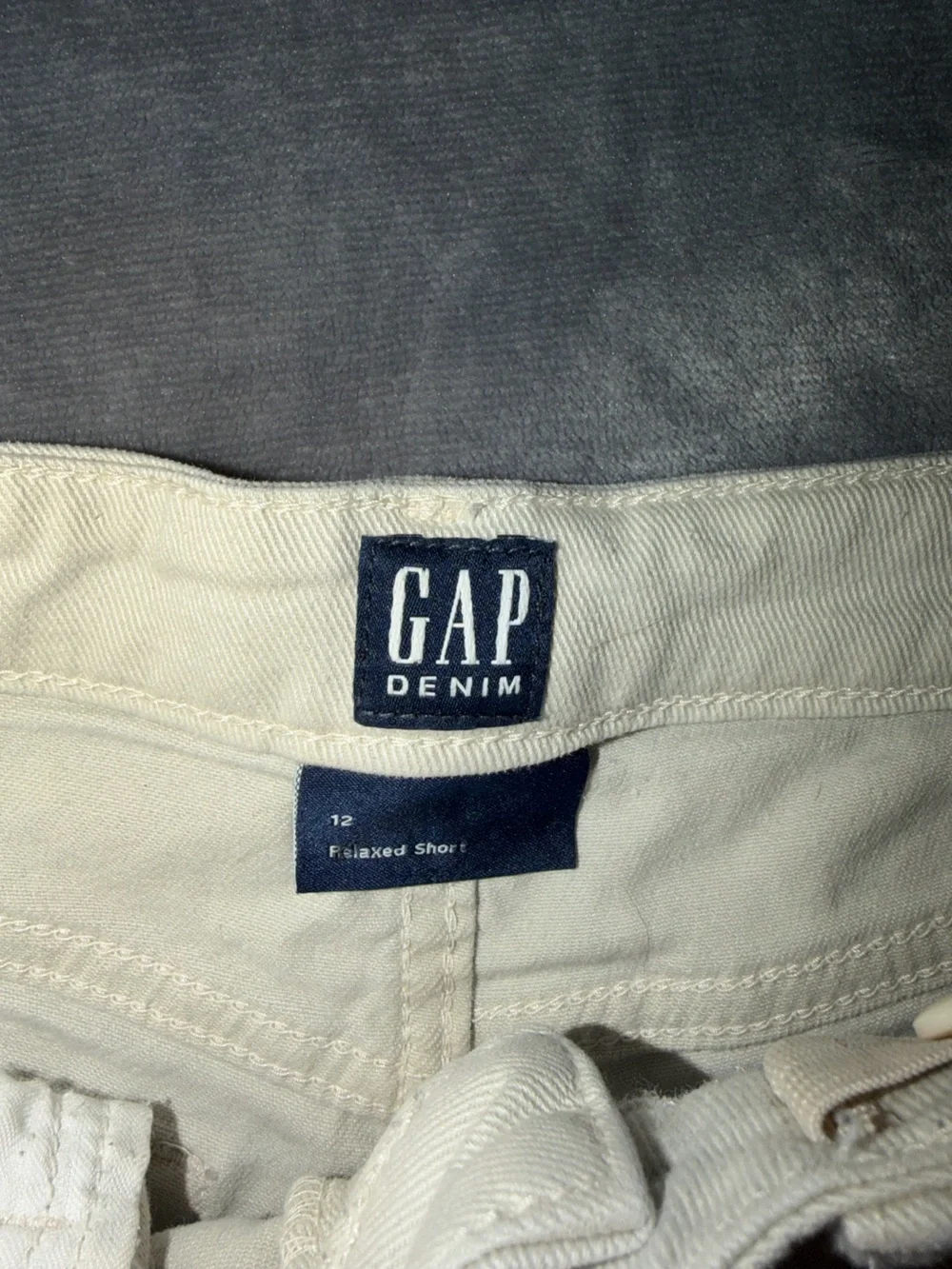 GAP Denim Shorts with Colorful Flower Embroidery